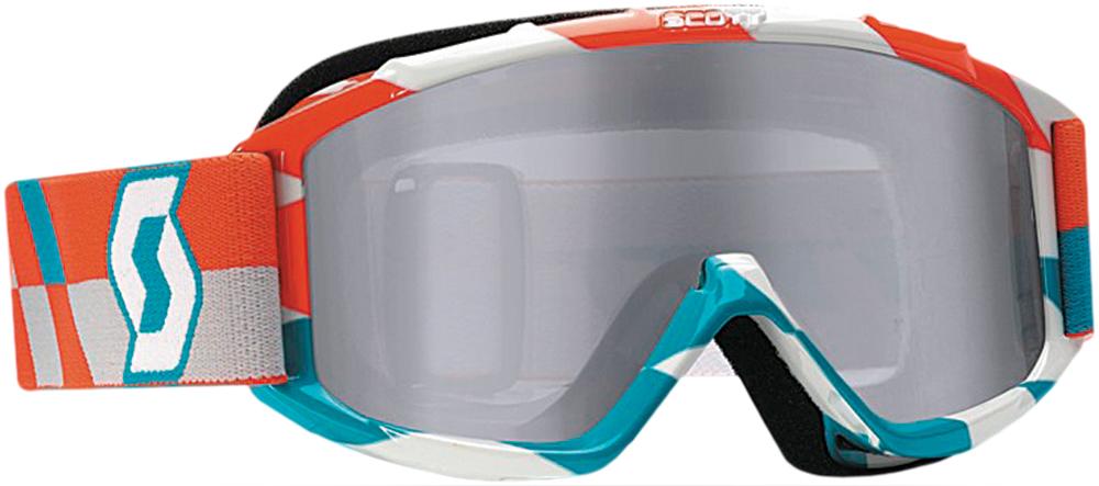 89si Pro Youth Goggle Track Orange-blue W-silver Lens