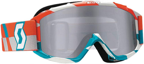 89si Pro Youth Goggle Track Orange-blue W-silver Lens