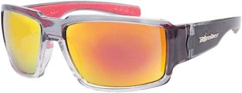 Floating Eyewear Boogie Bomb 2 Tone Smoke W-red Mirror