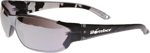 H-Bomb Safety Sunglasses Smoke W/Mirror Lens