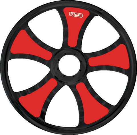 Limited Billet Wheel Inserts Red 8" 10-pk