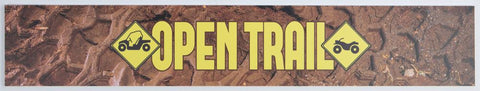 44" Open Trail Sign