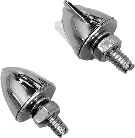 4-pk 6mm Chrome Bullet Bolt