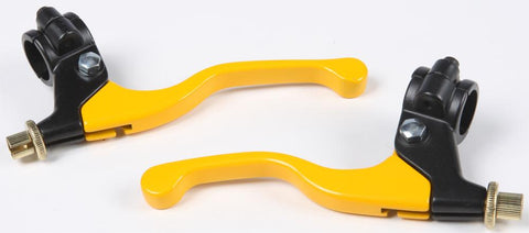 Alloy Levers- Yamaha Yellow-bl Ack Levers