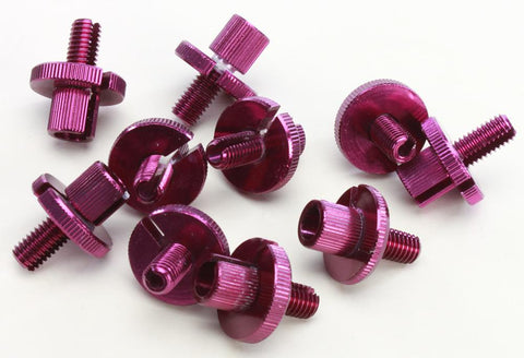 10-pk Cable Adjuster-8mm Purp Most Japanese Cycles