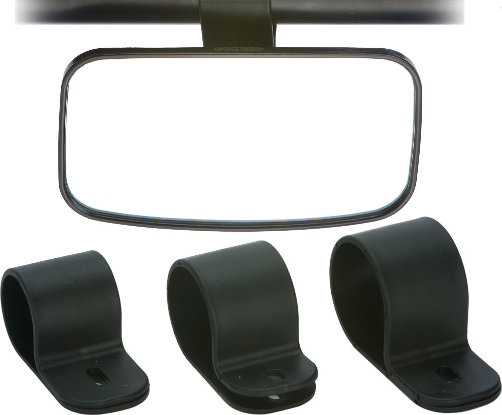 Side-interior Mirror  4.5x8 In With 1.5, 1.75, 2 Inch Clamps