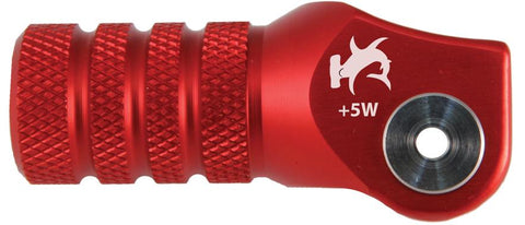Billet Shift Lever Offset Tip Red +5mm