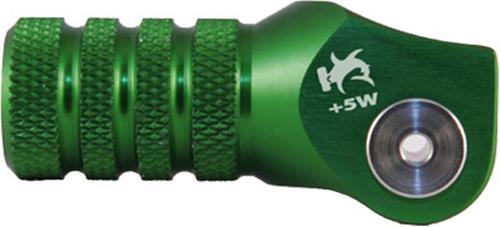 Billet Shift Lever Offset Tip Green +5mm