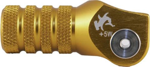 Billet Shift Lever Offset Tip Gold +5mm