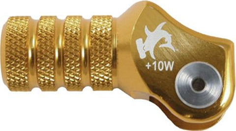 Billet Shift Lever Offset Tip Gold +10mm