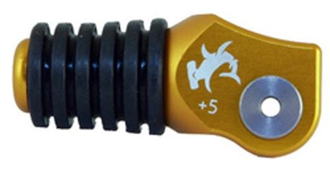 Shift Tip Rubber +5mm Gld