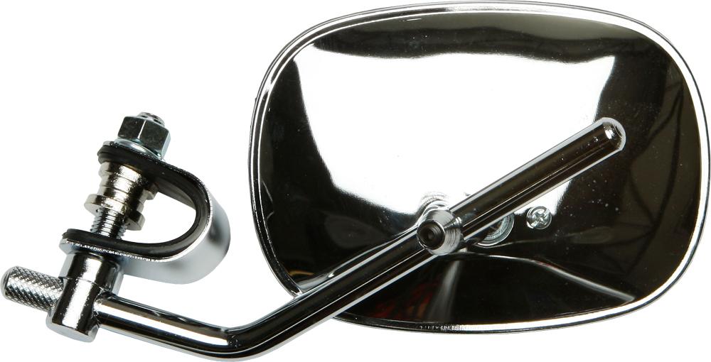 Univ Mirror- Rect Style 3 Clam P-harley Style