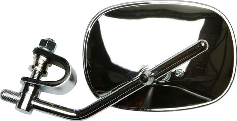 Univ Mirror- Rect Style 3 Clam P-harley Style