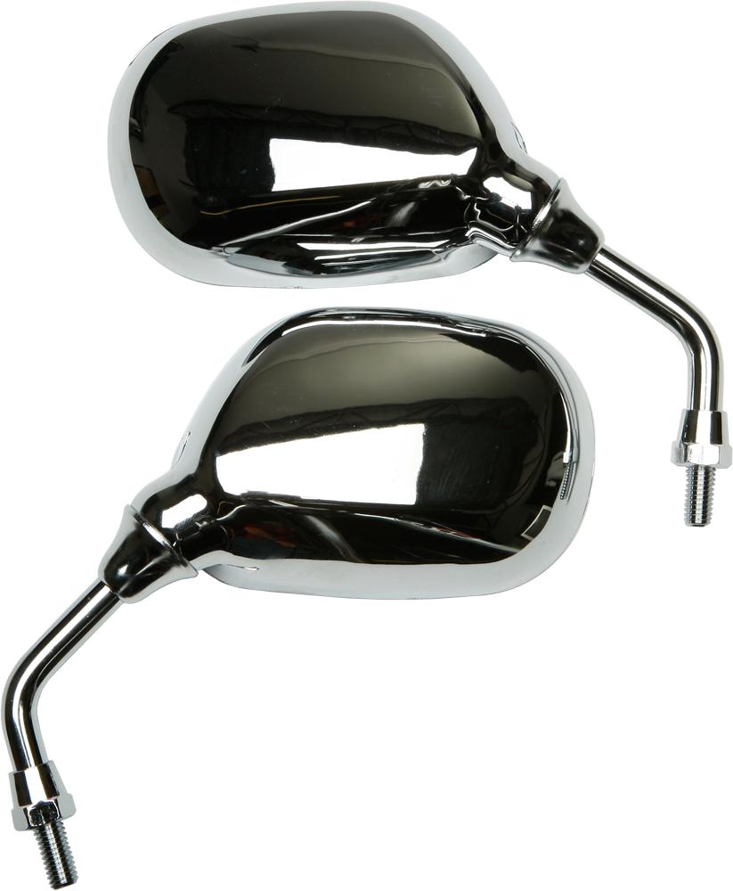 Mirrors- 8mm Univ Chrome Scoot Er