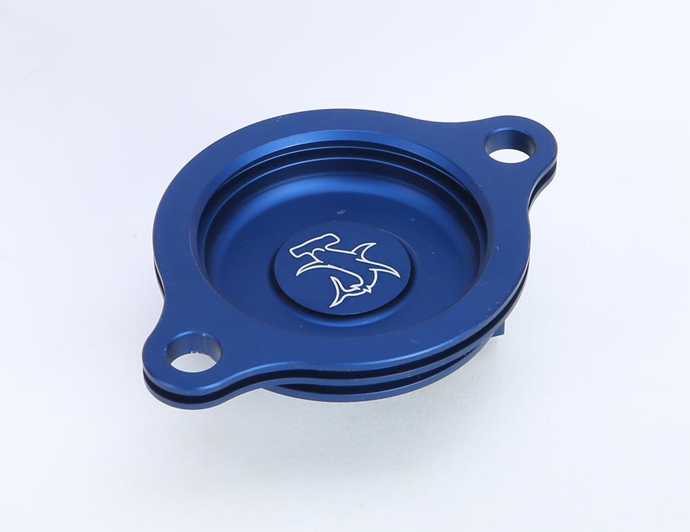 Oil Filter Cover Crf250r 10-15 Blue
