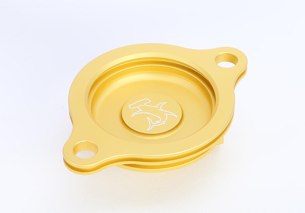 Oil Filter Cover Crf250r 10-15 Gold