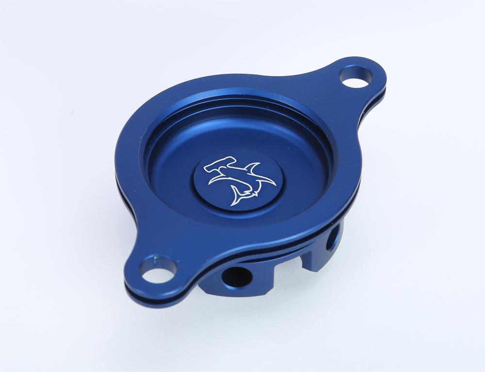 Oil Filter Cover Crf450r 09-14 Blue