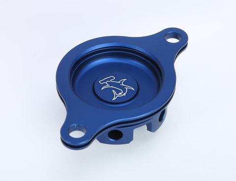 Oil Filter Cover Crf450r 09-14 Blue