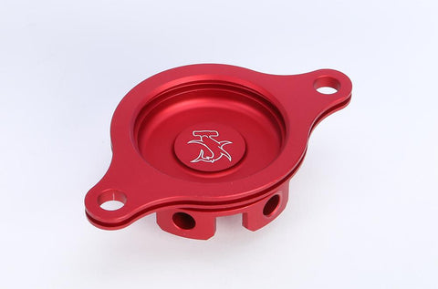 Oil Filter Cover Crf450r 09-14 Red