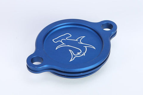 Oil Filter Cover Kx250f 04-15 Blue