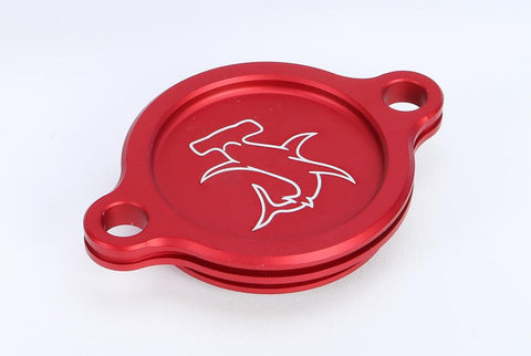 Oil Filter Cover Kx250f 04-15 Red