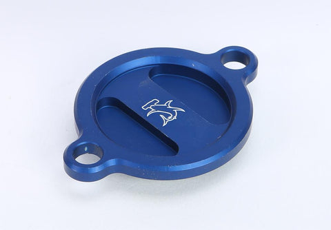 Oil Filter Cover Ktm250-350 Blue
