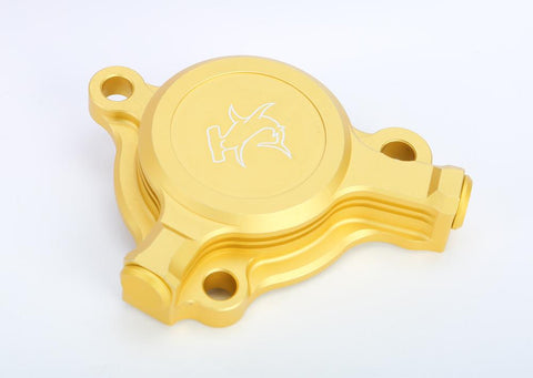 Oil Filter Cover Yz250f 03-13 Gold