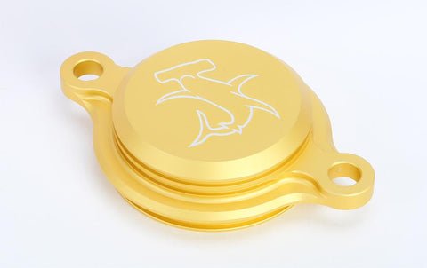 Oil Filter Cover Yz250-450f 10-15 Gold
