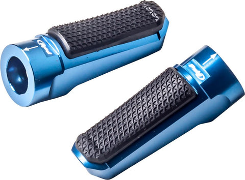 Footpegs Racing Rubber Blue