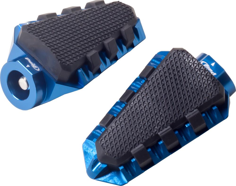 Footpegs Off Road Blue