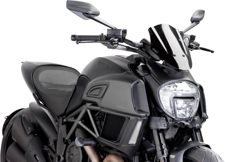 Naked New Generation Windshield (black)