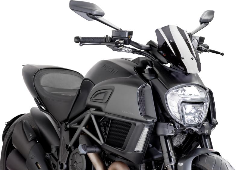 Naked New Generation Windshield (dark Smoke)