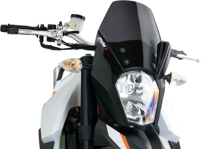 Naked New Generation Windshield (dark Smoke)