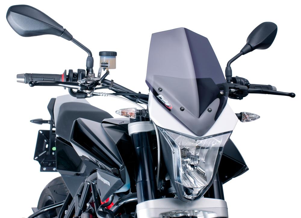 Puig W-s Naked N.g. Dark Smoke Husqvarna
