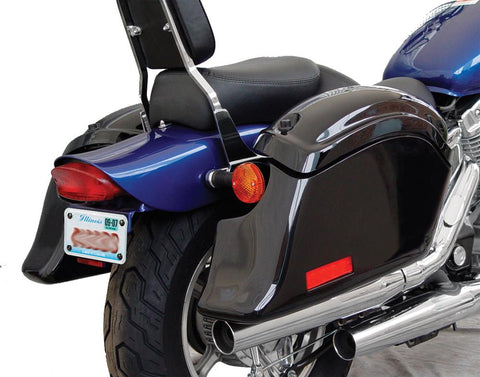 Cruiseliner Saddlebags; Pocketback Style (black)