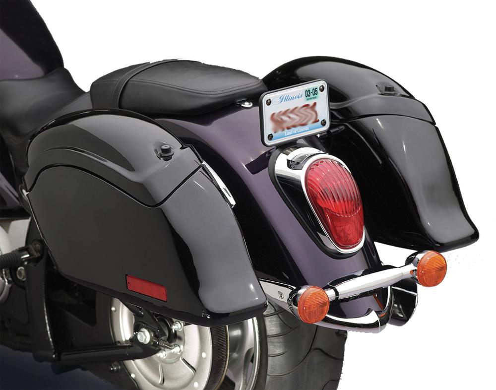 Cruiseliner Quick Release Sadd Lebags With Red Reflectors