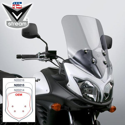 Vstream Sport-touring Windscreen (light Tint)