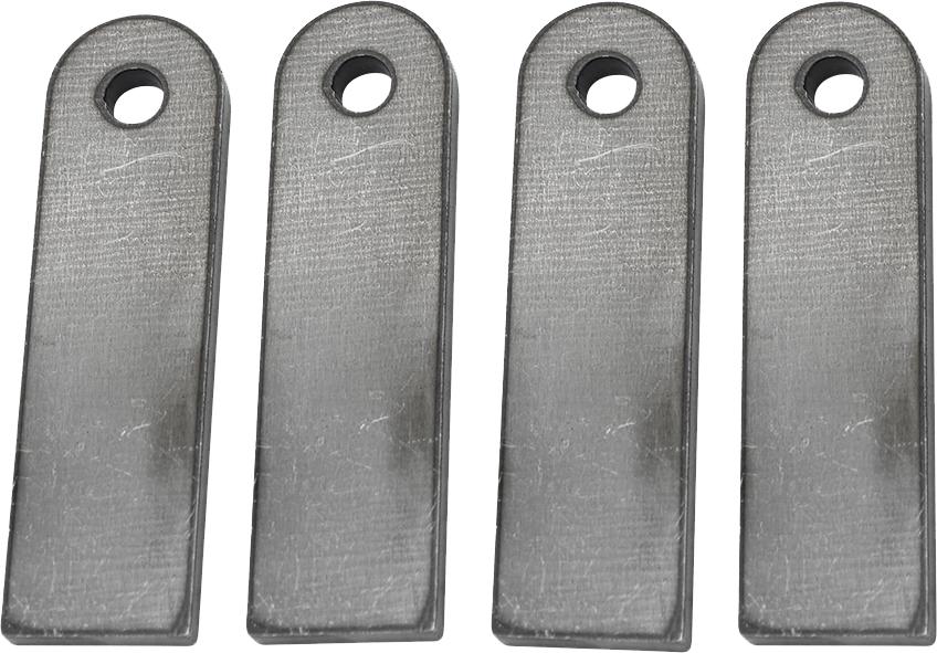 Weld-on Steel Mounting Tabs Style 2 4-pk
