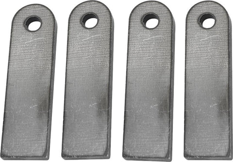 Weld-on Steel Mounting Tabs Style 2 4-pk