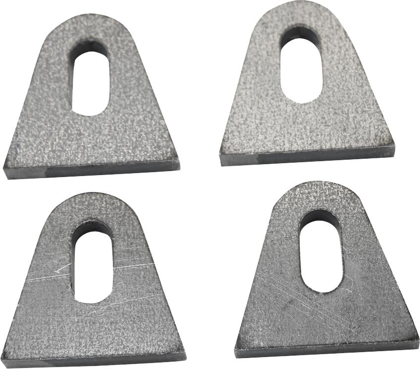 Weld-on Steel Mounting Tabs Style 4 4-pk