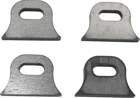 Weld-on Steel Mounting Tabs Vintage Style 9 4-pk