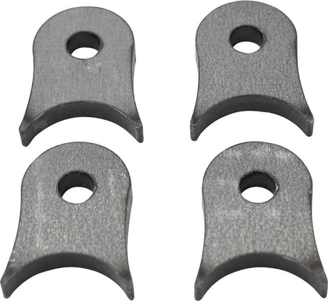 Weld-on Steel Mounting Tabs Vintage Style 10 4-pk