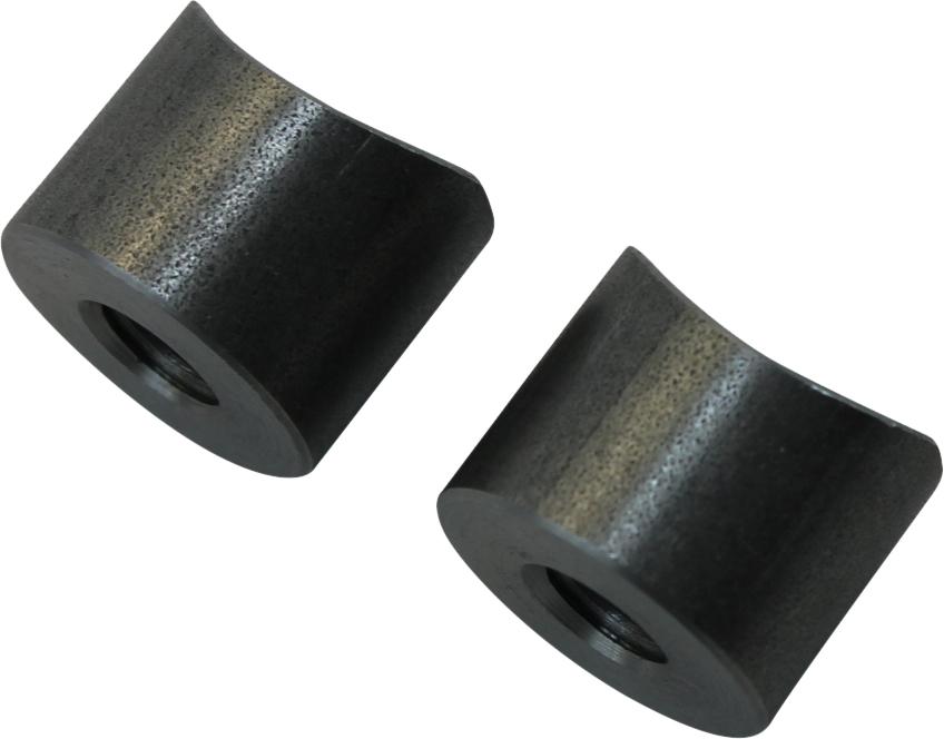Coped Steel Bungs 5-16-18 Threaded 1-2" 2-pk