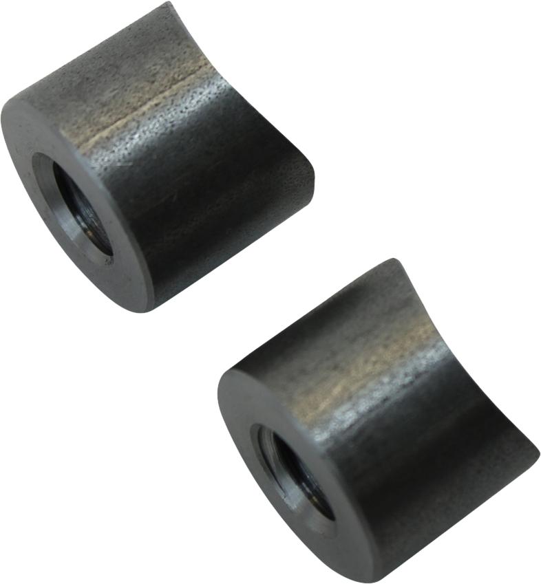 Coped Steel Bungs 3-8-16 Threaded 1-2" 2-pk