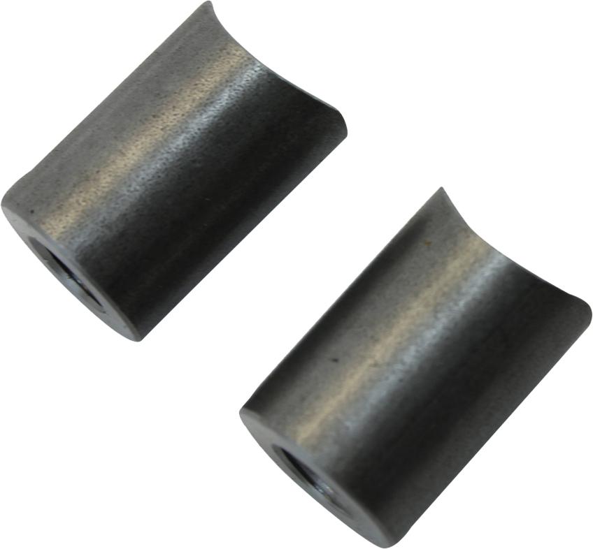 Coped Steel Bungs 3-8-16 Threaded 1" 2-pk