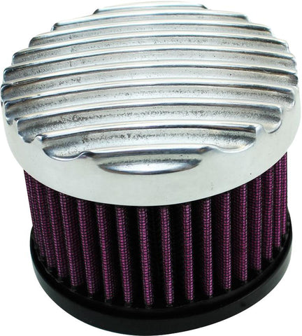 Finned Air Cleaner Hd Cv Carbs & Efi (polished)