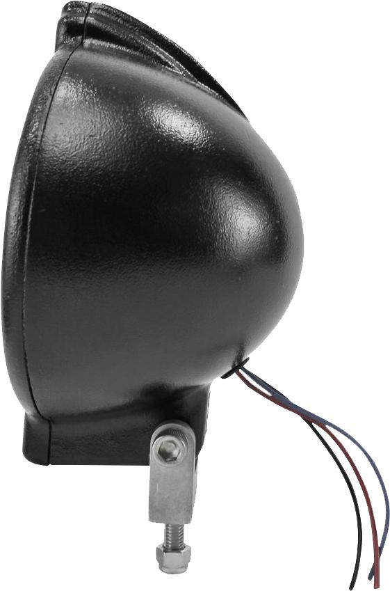 Streamliner Cast Headlight Black 5.75"
