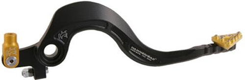 Rear Brake Lever Kit Rotating Tip Black-gold