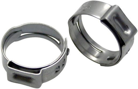 Stepless Ear Clamps 14.8mm-18.0mm 10-pc