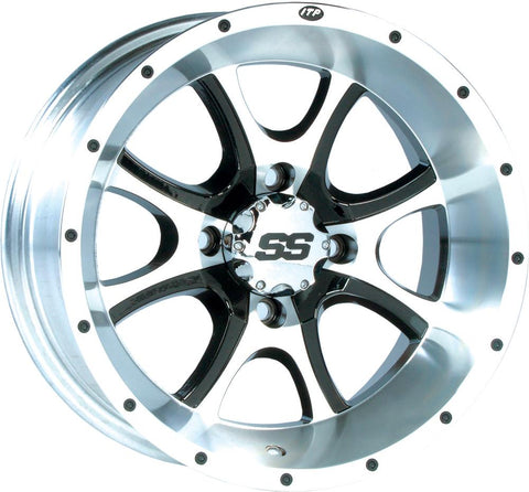 Ss108 Alloy Wheel Machined W-b Lack 14x8 4-137 5+3